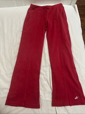 Jacob Red Women's Wide-Leg Sweat Jeans